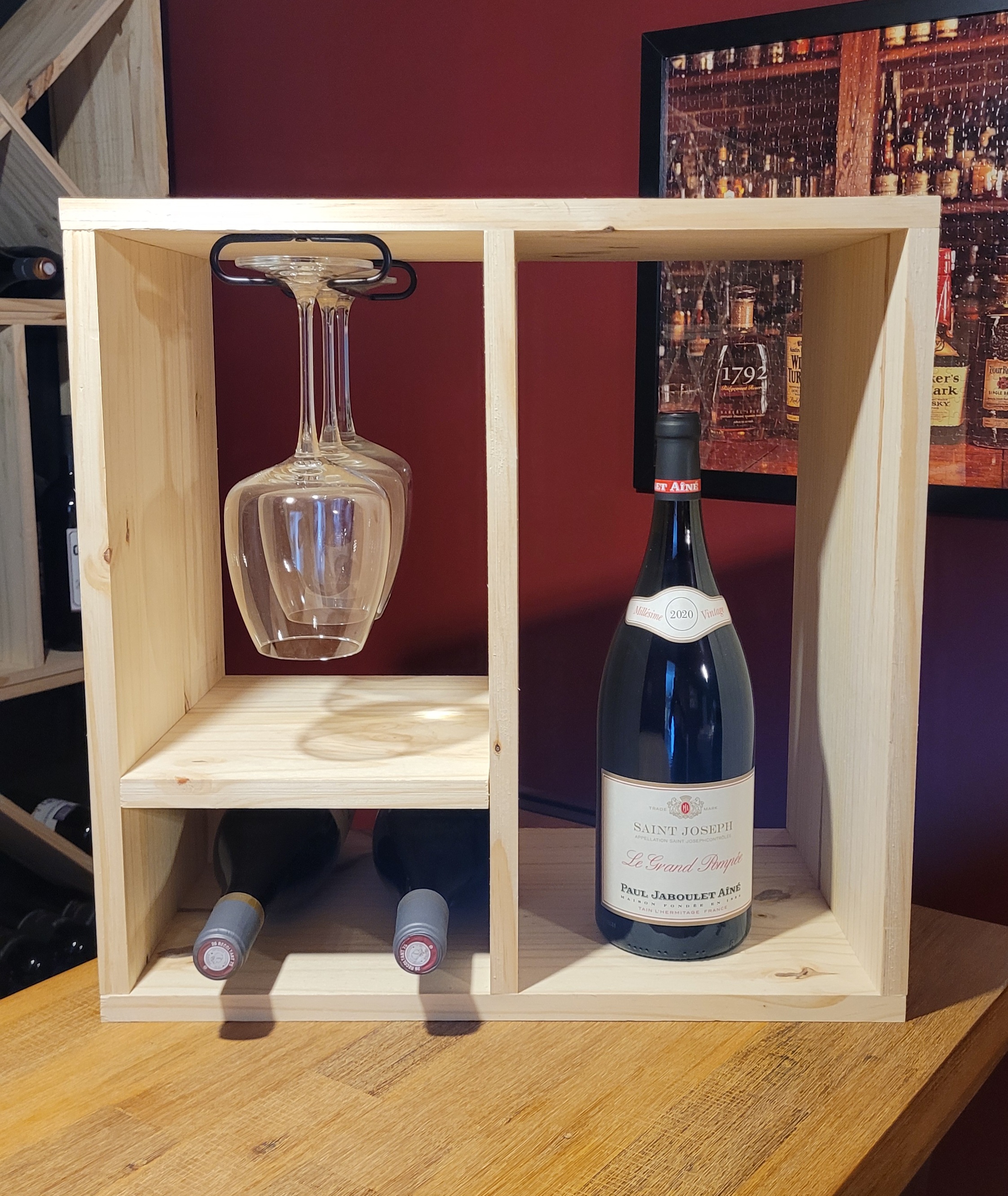 1 Support grand verre